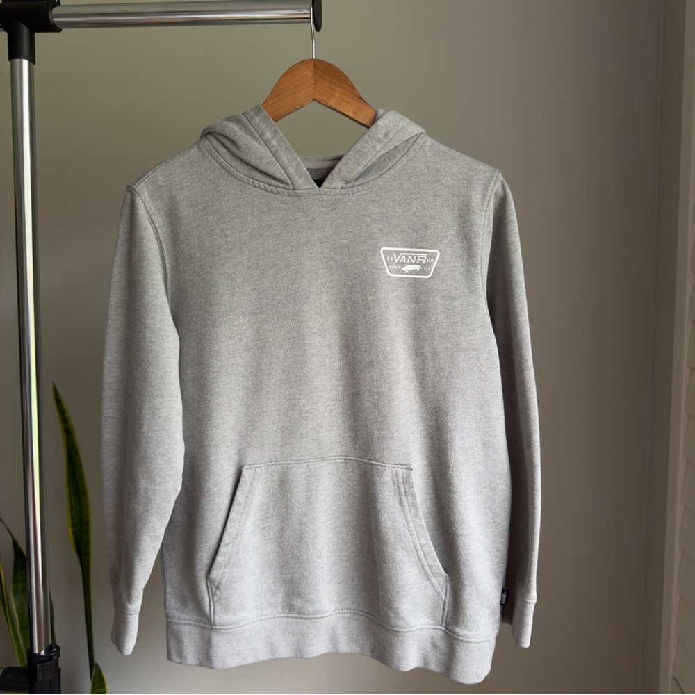 Vans Gray Pullover Hoodie Youth Large